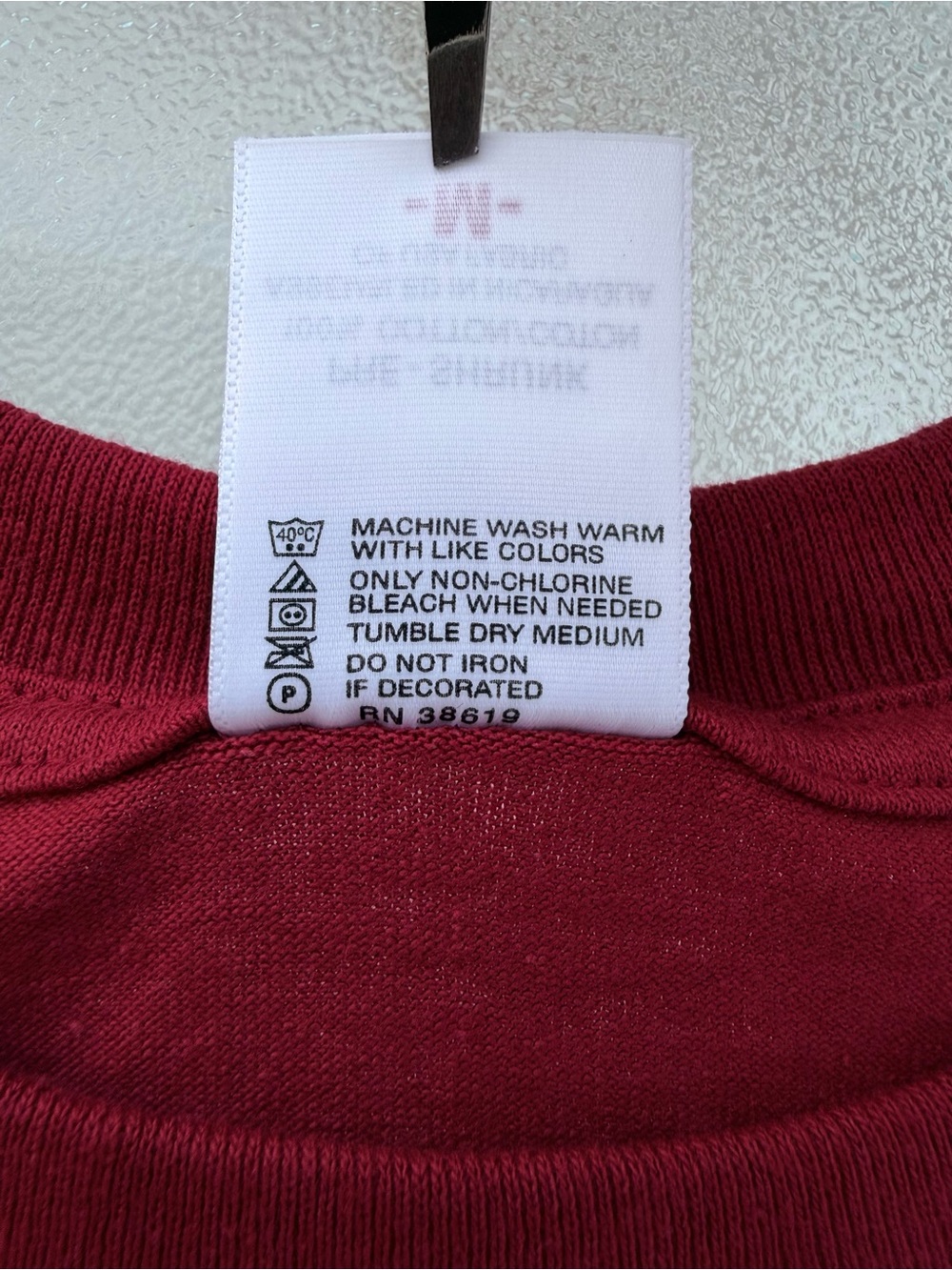 Anvil Red Short-Sleeve Graphic Tee with Equestrian Print - Picture 5 of 5